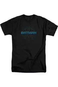 Футболка с коротким рукавом и логотипом Batman Bat Tech для взрослых Gildan, черный