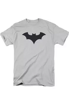 Футболка с коротким рукавом и логотипом Batman 52 Title для взрослых Gildan, серебряный