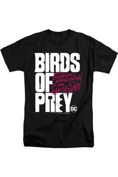 Футболка с коротким рукавом и логотипом Birds Of Prey для взрослых Gildan, черный