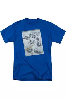 Футболка с коротким рукавом и логотипом DC Comics для взрослых Gildan, синий