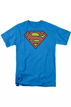 Футболка с коротким рукавом и логотипом DC Comics Superman для взрослых Gildan, бирюзовый