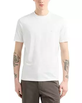 Футболка с коротким рукавом и логотипом Emporio Armani, белый