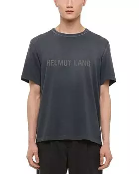 Футболка с коротким рукавом и логотипом Lazer Helmut Lang, серый