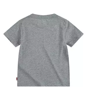 Футболка с коротким рукавом и логотипом Levi's Little Boys 2T-7, серый
