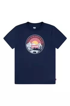 Футболка с коротким рукавом и логотипом Mountain Sunset Levi'S, синий