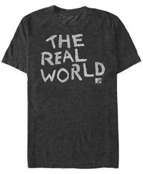 Футболка с коротким рукавом и логотипом MTV The Real-World Fifth Sun, серый