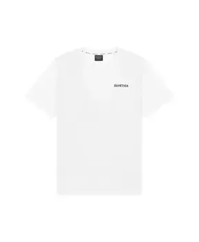Футболка с коротким рукавом и небольшим логотипом Duvetica, белый