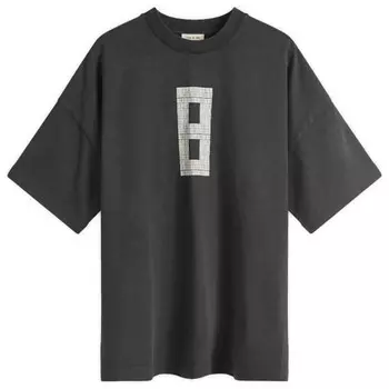 Футболка с коротким рукавом и принтом 8 Fear Of God, черный