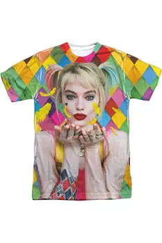 Футболка с коротким рукавом и принтом «Перья хищных птиц» для взрослых из полиэстера Gildan, белый