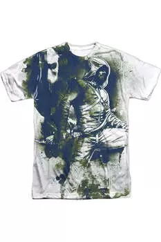 Футболка с коротким рукавом и принтом «Стрела-спрей» для взрослых из полиэстера Gildan, белый