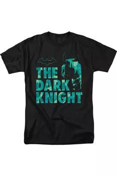 Футболка с коротким рукавом и рисунком Бэтмена для взрослых Gildan, черный