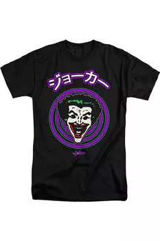 Футболка с коротким рукавом и спиралью Batman Face для взрослых Gildan, черный