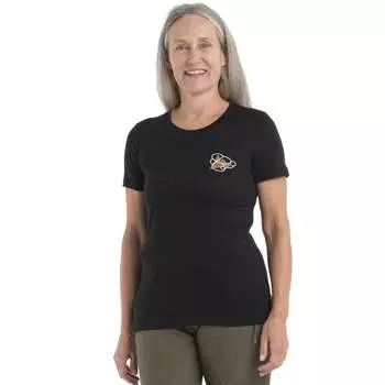 Футболка с коротким рукавом Icebreaker 150 Tech Lite II Community Merino, черный