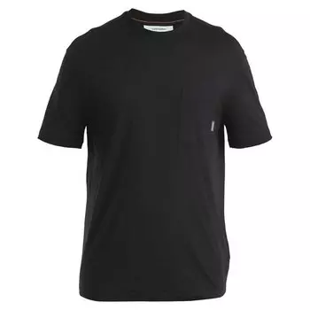 Футболка с коротким рукавом Icebreaker Merino 150 Tech Lite III Relaxed Pocket, черный