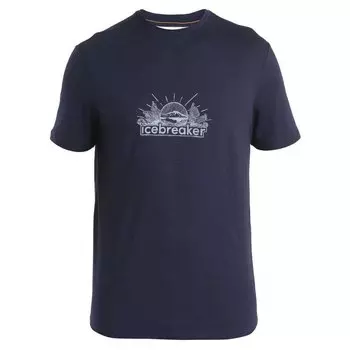 Футболка с коротким рукавом Icebreaker Merino 150 Tech Lite III IB Grown Naturally, синий