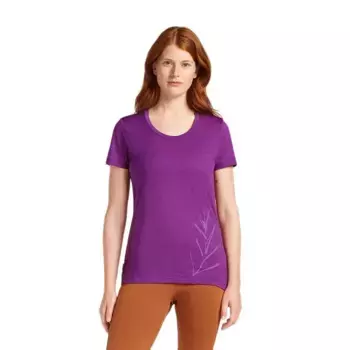 Футболка с коротким рукавом Icebreaker Merino 150 Tech Lite Scoop Panax, фиолетовый