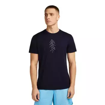 Футболка с коротким рукавом Icebreaker Merino 150 Tech Lite Lancewood, черный