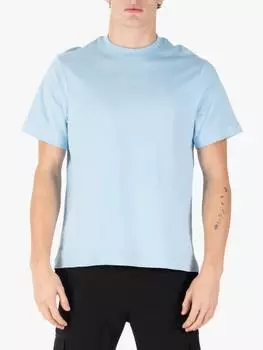 Футболка с коротким рукавом из глазированного хлопка оверсайз-кроя LUKE 1977, цвет Sky Blue