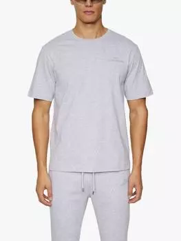 Футболка с коротким рукавом из хлопка alpha обычного кроя J.Lindeberg, цвет Light Grey Melange