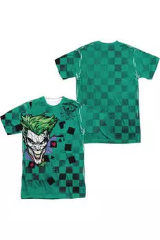 Футболка с коротким рукавом из полиэстера Batman Boxed Clown для взрослых Gildan, белый