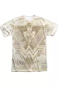 Футболка с коротким рукавом из полиэстера для взрослых с изображением греческой богини Бэтмен против Супермена Gildan, белый