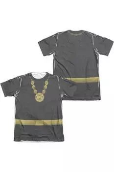 Футболка с коротким рукавом из полиэстера/хлопка для взрослых с принтом Batman Classic Tv Catwoman 60-х годов (спереди/сзади) Gildan, белый