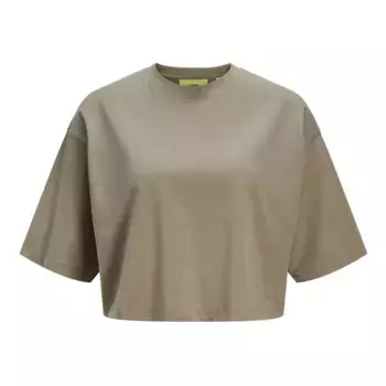 Футболка с коротким рукавом Jack & Jones Andrea Loose JJXX, бежевый