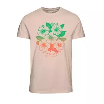 Футболка с коротким рукавом Jack & Jones Aruba 1, бежевый