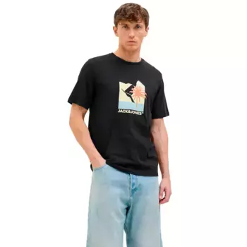 Футболка с коротким рукавом Jack & Jones Barbados, черный