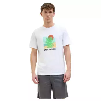 Футболка с коротким рукавом Jack & Jones Barbados, белый