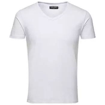 Футболка с коротким рукавом Jack & Jones Basic V-Neck, белый