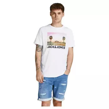 Футболка с коротким рукавом Jack & Jones Billboard, белый
