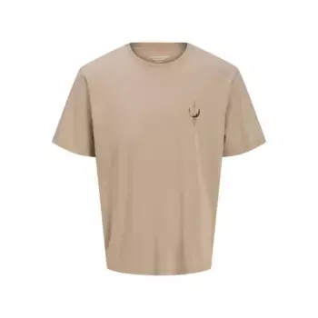 Футболка с коротким рукавом Jack & Jones Bradley Knowledge, бежевый