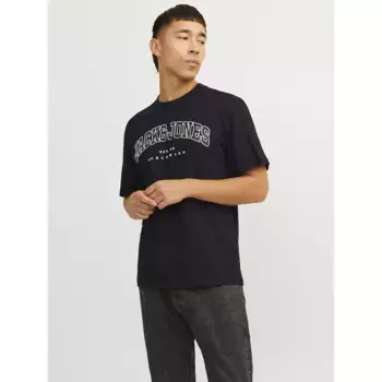 Футболка с коротким рукавом Jack & Jones Caleb Varsity, черный