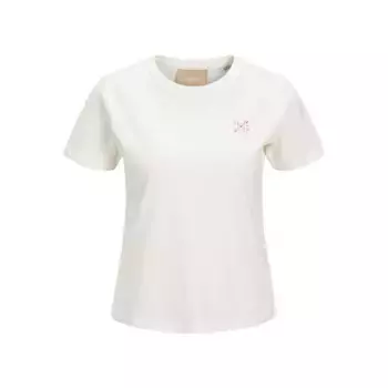 Футболка с коротким рукавом Jack & Jones Carly Regular Fit JJXX, белый