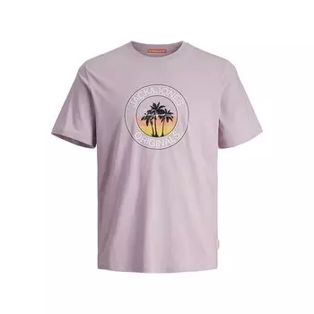 Футболка с коротким рукавом Jack & Jones Casey, фиолетовый