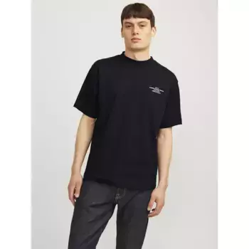 Футболка с коротким рукавом Jack & Jones Chad Branding, черный