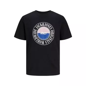 Футболка с коротким рукавом Jack & Jones Cobin, черный