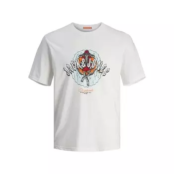 Футболка с коротким рукавом Jack & Jones Coconut Skull, белый