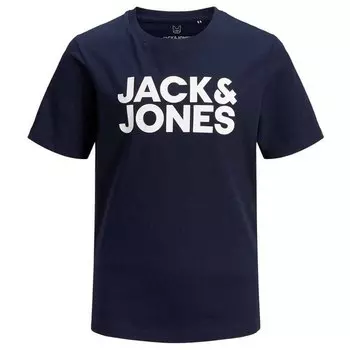 Футболка с коротким рукавом Jack & Jones Corp Logo, синий