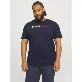 Футболка с коротким рукавом Jack & Jones Corp Logo Play Plus, синий