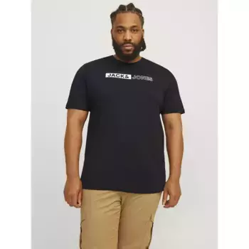 Футболка с коротким рукавом Jack & Jones Corp Logo Play Plus, черный