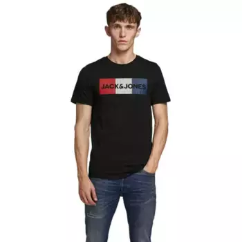 Футболка с коротким рукавом Jack & Jones Corp Logo, черный