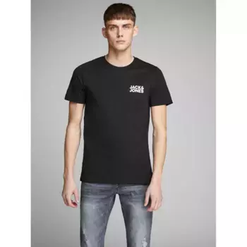 Футболка с коротким рукавом Jack & Jones Corp Logo, черный
