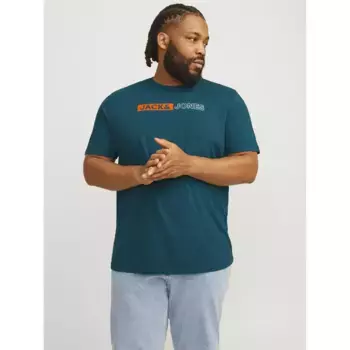 Футболка с коротким рукавом Jack & Jones Corp Logo Play Plus, зеленый