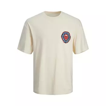 Футболка с коротким рукавом Jack & Jones Delirium, бежевый