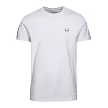 Футболка с коротким рукавом Jack & Jones Denim Dog Regular Fit, белый