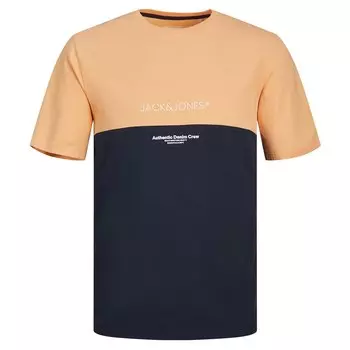 Футболка с коротким рукавом Jack & Jones Eryder Blocking, розовый