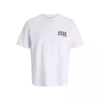 Футболка с коротким рукавом Jack & Jones Geplas, белый