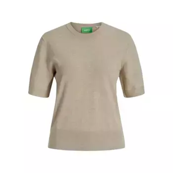 Футболка с коротким рукавом Jack & Jones Layla Comfy Knit JJXX, бежевый